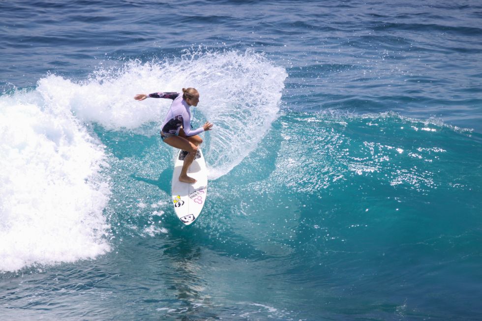 surfing Bali